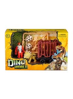 Dino World Playset - Suitable For 3 Years And Above 28.8 x 17.5 x 10.8cm