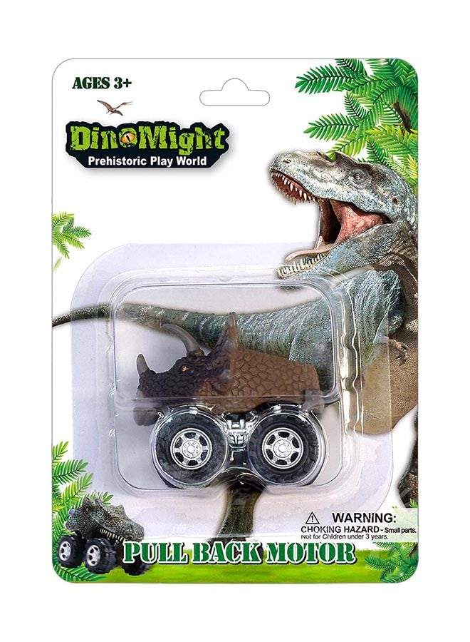 DinoMight - Dinosaur Pull Back motor - Suitable For 3 Years and Above 12.6 x 18 x 5.2cm - Image 1