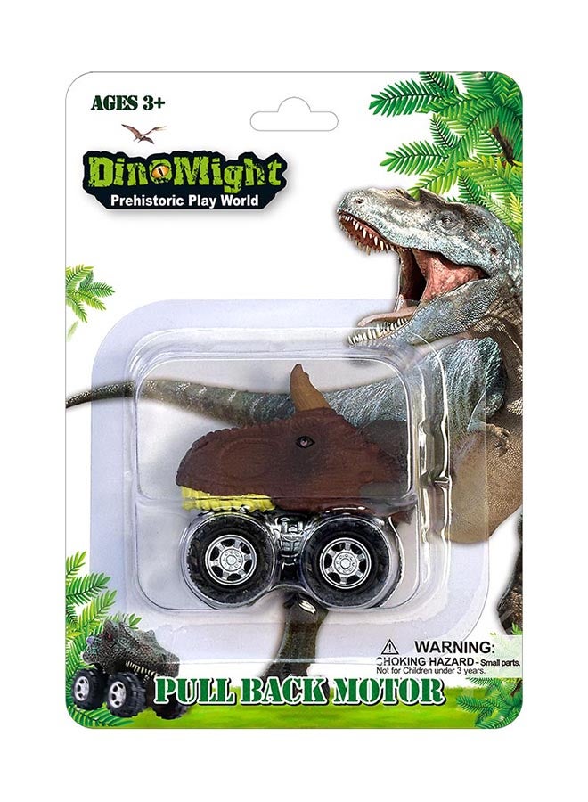 DinoMight - Dinosaur Pull Back motor - Suitable For 3 Years and Above 12.6 x 18 x 5.2cm - Image 1