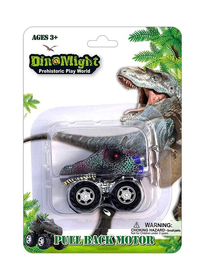 DinoMight - Dinosaur Pull Back motor - Suitable For 3 Years and Above 12.6 x 18 x 5.2cm - Image 1