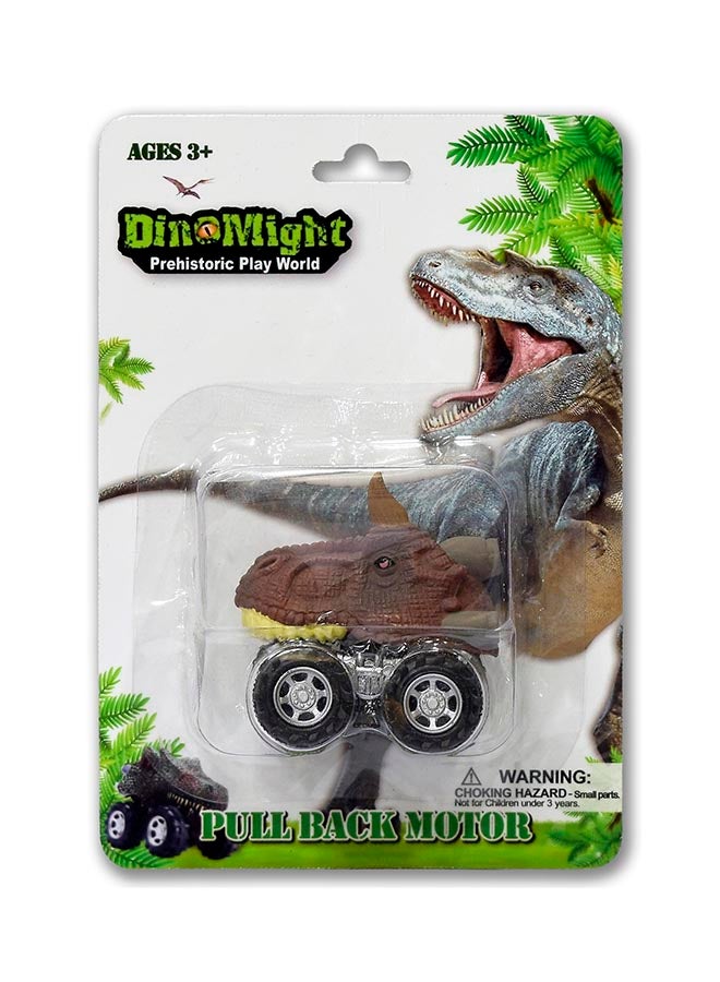 DinoMight - Dinosaur Pull Back motor - Suitable For 3 Years and Above 12.6 x 18 x 5.2cm - Image 1