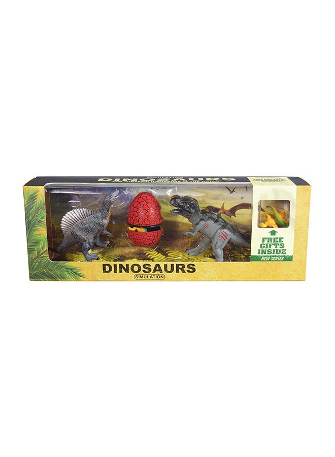 DinoMight - Dinosaur Play Set - Suitable for 3 years and above. 40 x 14 x 7.5cm - Image 1