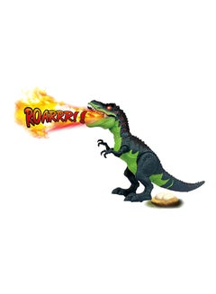 Vapor Breathing Dinosaur With Laying Eggs (Green) - Suitable for 3 years and above. 31 x 26 x 14cm