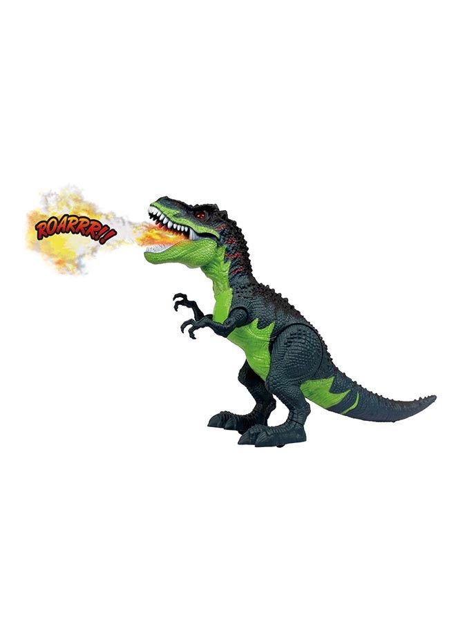 DinoMight - Vapor Breathing Dinosaur With Laying Eggs (Green) - Suitable for 3 years and above. 31 x 26 x 14cm - Image 1