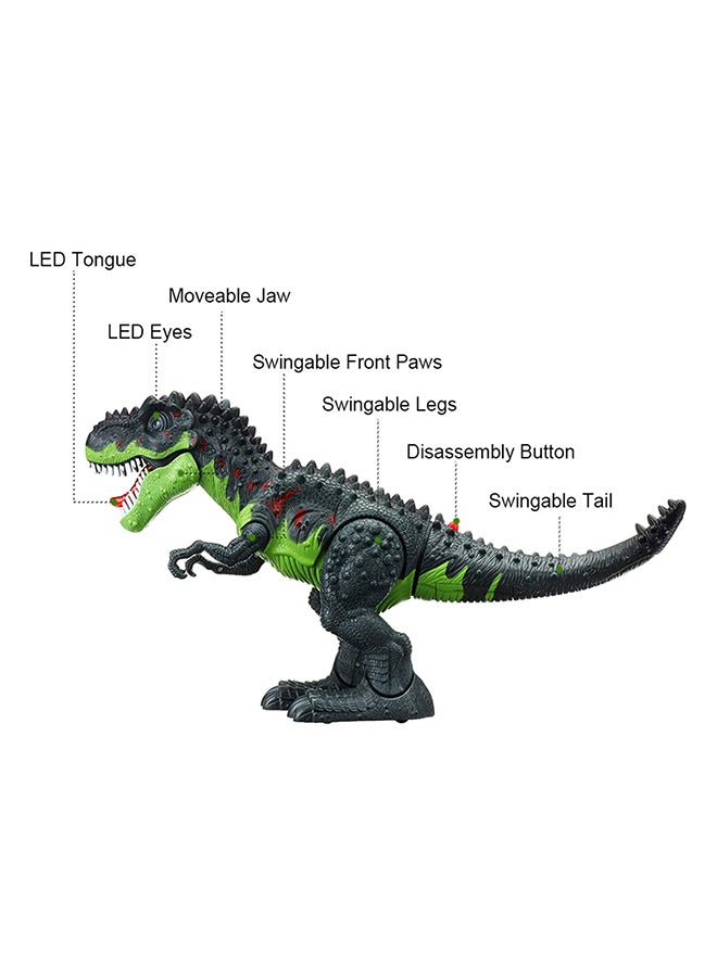 DinoMight - Vapor Breathing Dinosaur With Laying Eggs (Green) - Suitable for 3 years and above. 31 x 26 x 14cm - Image 1