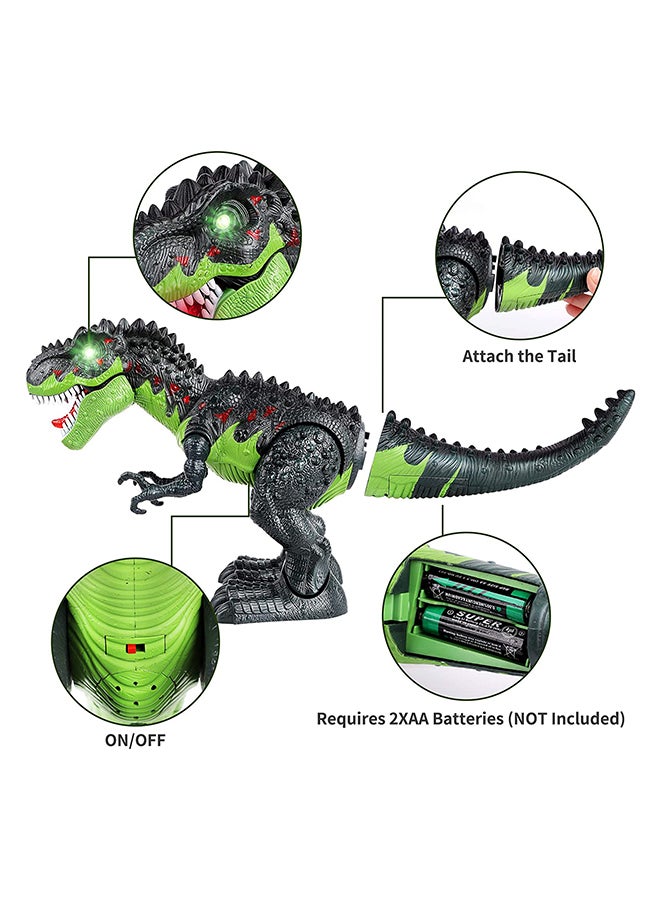 DinoMight - Vapor Breathing Dinosaur With Laying Eggs (Green) - Suitable for 3 years and above. 31 x 26 x 14cm - Image 1