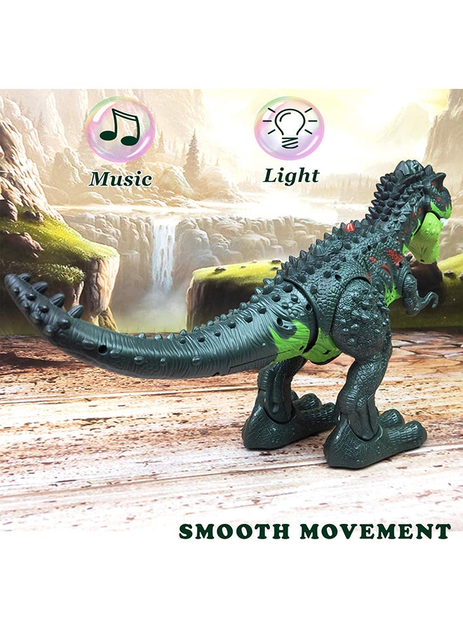 DinoMight - Vapor Breathing Dinosaur With Laying Eggs (Green) - Suitable for 3 years and above. 31 x 26 x 14cm - Image 1