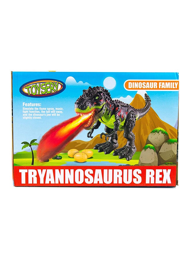 DinoMight - Vapor Breathing Dinosaur With Laying Eggs (Green) - Suitable for 3 years and above. 31 x 26 x 14cm - Image 1