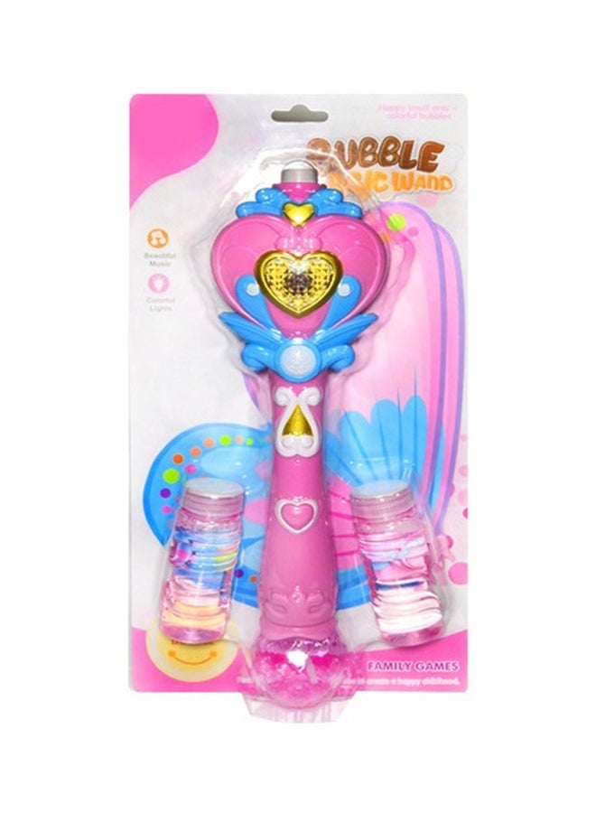 BUBBLE TOWN Butterfly Bubble Blower  (Pink) - Suitable for 3 years and above. 36 x 9.8 x 5.3cm - Image 1
