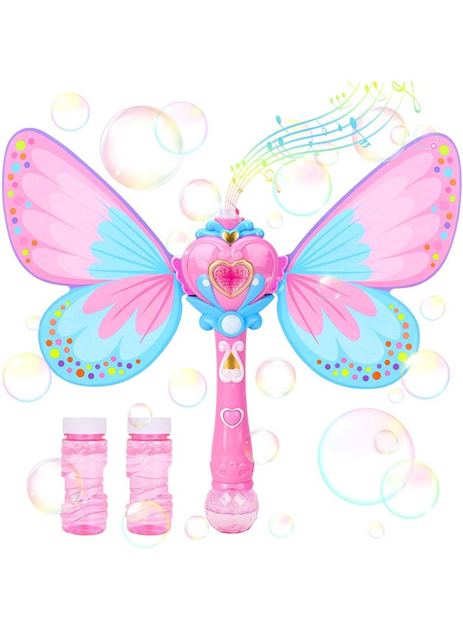 BUBBLE TOWN Butterfly Bubble Blower  (Pink) - Suitable for 3 years and above. 36 x 9.8 x 5.3cm - Image 3