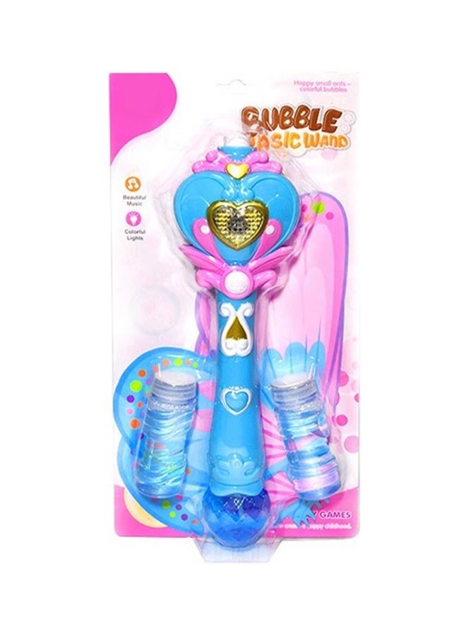 BUBBLE TOWN Butterfly Bubble Blower  (Blue) - Suitable for 3 years and above. 36 x 9.8 x 5.3cm - Image 1