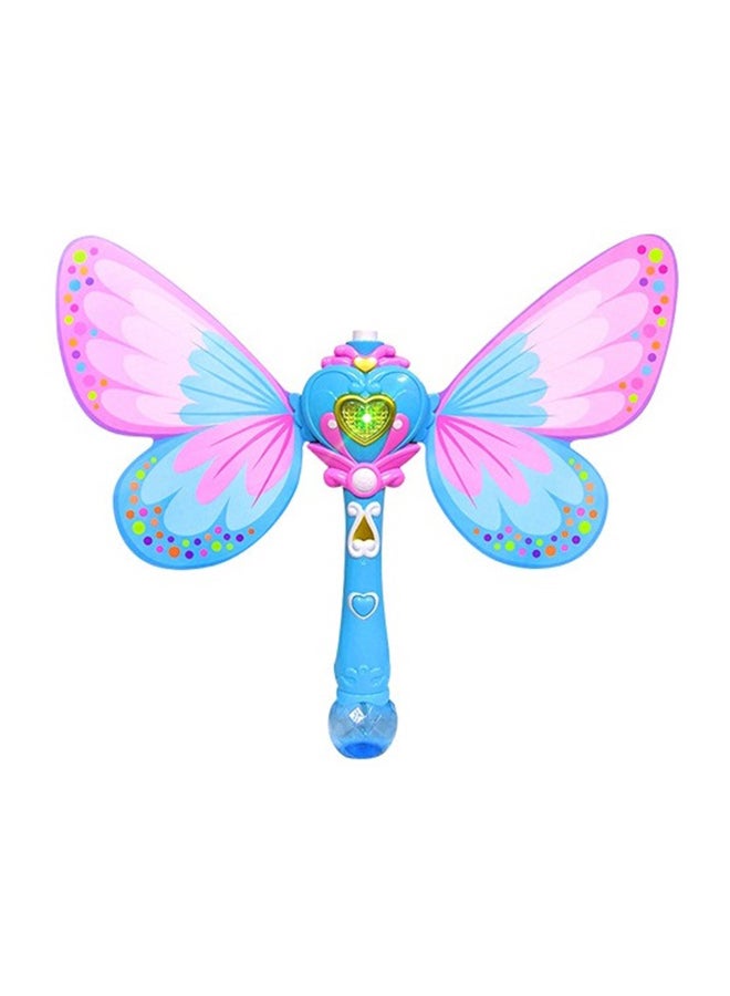 BUBBLE TOWN Butterfly Bubble Blower  (Blue) - Suitable for 3 years and above. 36 x 9.8 x 5.3cm - Image 2
