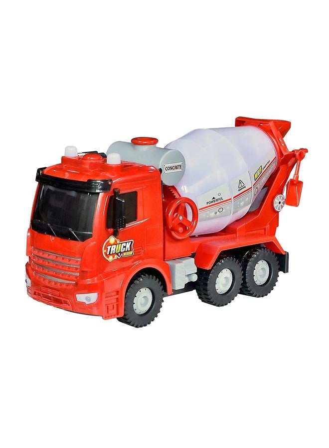 BUBBLE TOWN Bubble Blowing Cement Truck  - Suitable for 4 years and above. 40.5 x 20.2 x 13.2cm  - Image 1