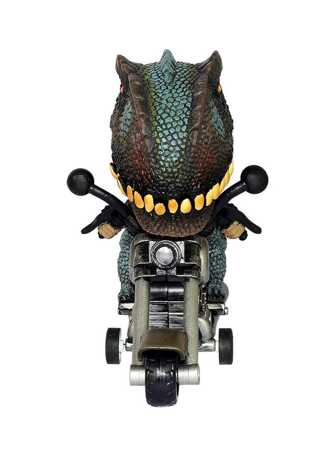 DinoMight - Dino Biker Friction Powered Vehicle - Suitable for 3 Years And Above. 37.5 x 11.5 x 27.5cm - Image 1