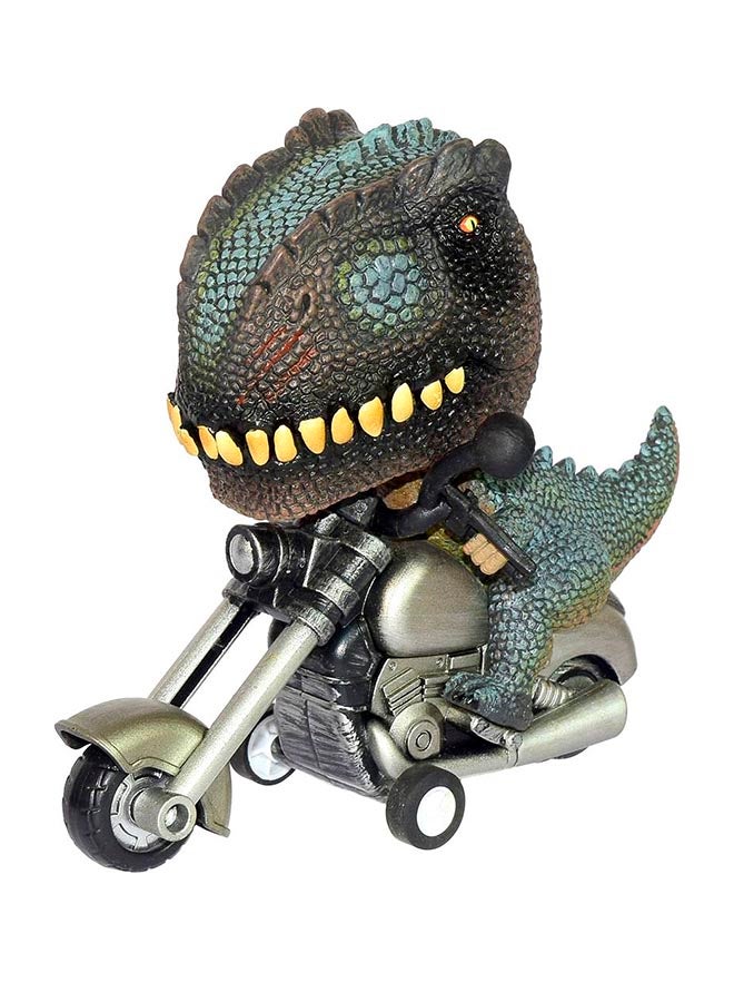 DinoMight - Dino Biker Friction Powered Vehicle - Suitable for 3 Years And Above. 37.5 x 11.5 x 27.5cm - Image 1