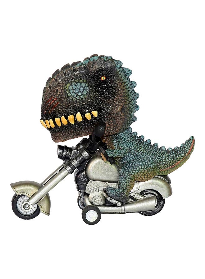 DinoMight - Dino Biker Friction Powered Vehicle - Suitable for 3 Years And Above. 37.5 x 11.5 x 27.5cm - Image 1
