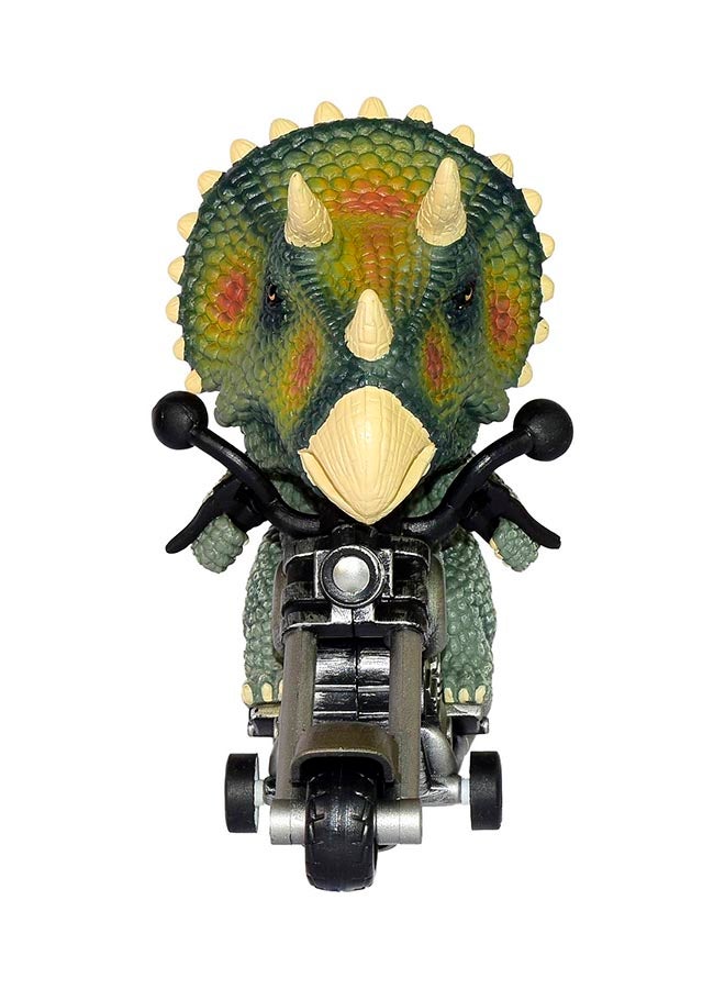 دينو مايت - Dino Biker Friction Powered Vehicle - Suitable for 3 years and above. 37.5 x 11.5 x 27.5cm - Image 1