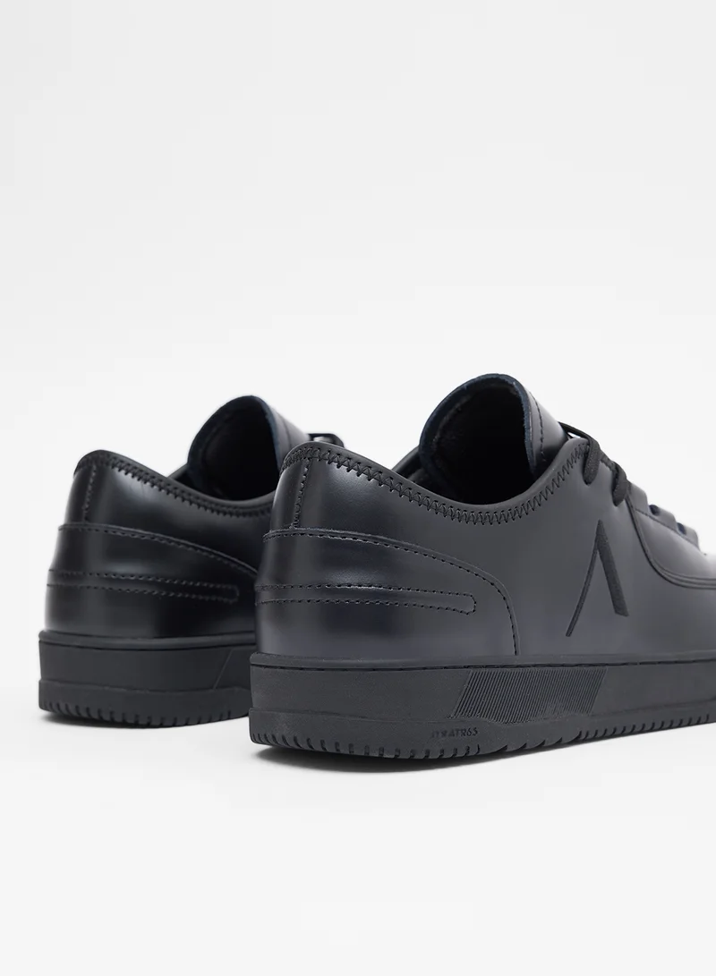 ARKK Copenhagen Proqon Leather Sneakers Black
