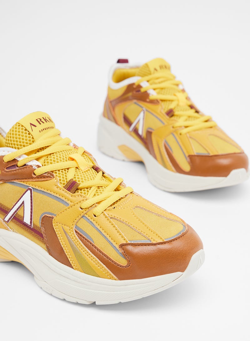ARKK Copenhagen Oserra Suede Sneakers Yellow  - Image 4