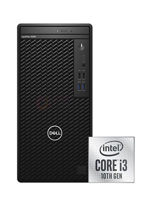 Optiplex 3090 Tower Desktop - Intel Core I3 10105 - 16 Gb Ram - 1Tb Hdd + 128 Ssd - Ubuntu Black