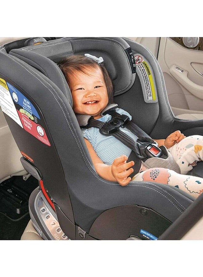Chicco - NextFit Max ClearTex Extended-Use Convertible Car Seat 4-65 lbs/2-30 kg, Shadow - Image 1