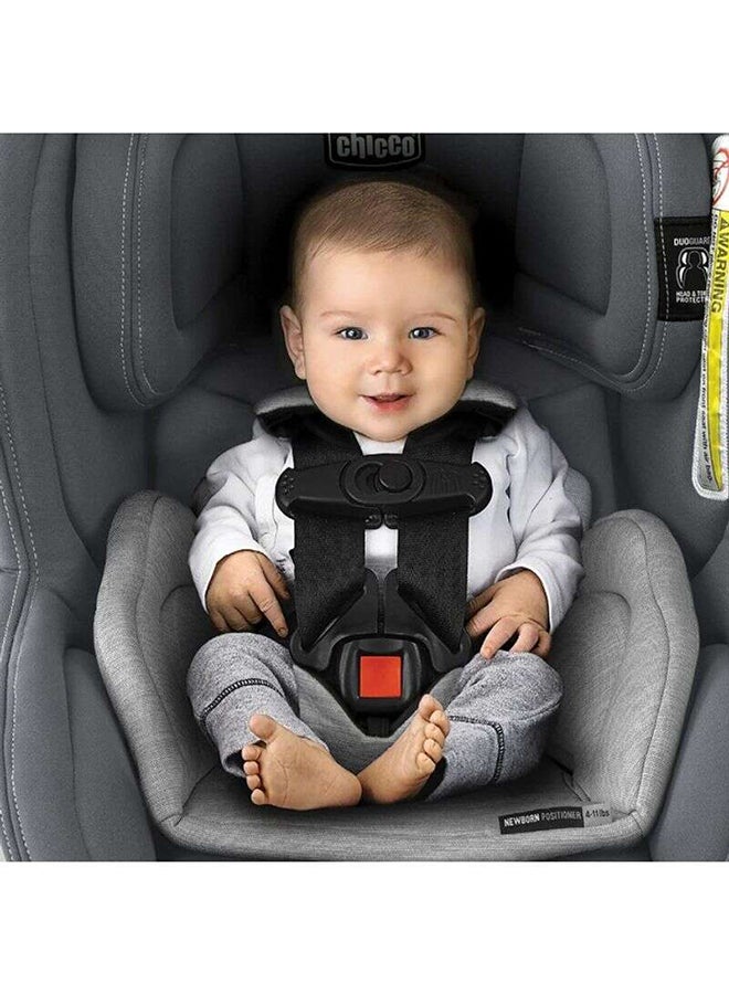 Chicco - NextFit Max ClearTex Extended-Use Convertible Car Seat 4-65 lbs/2-30 kg, Shadow - Image 1