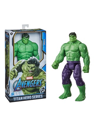 AVENGERS Marvel Avengers Titan Hero Series Deluxe Hulk, 12-Inch