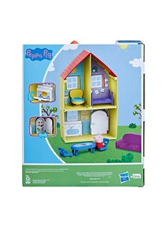 Peppa Pig Peppa  Peppa’s Adventures Peppa’s Family House Playset, Includes Peppa  figure and 6 Fun Accessories, Preschool Toy for Ages 3 and Up  - Image 2