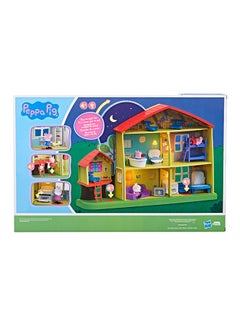 Peppa Pig Peppa  Peppa’s Adventures Peppa's Playtime to Bedtime House Toy, with Speech, Light, and Sounds, 3 Figures, 13 Accessories, Ages 3 and Up  - Image 2