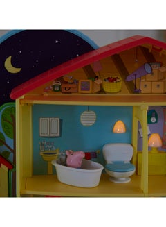 Peppa Pig Peppa  Peppa’s Adventures Peppa's Playtime to Bedtime House Toy, with Speech, Light, and Sounds, 3 Figures, 13 Accessories, Ages 3 and Up  - Image 3