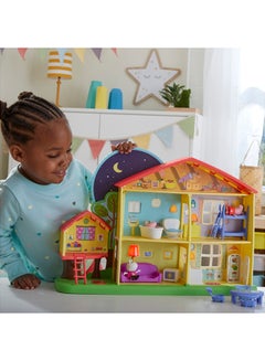 Peppa Pig Peppa  Peppa’s Adventures Peppa's Playtime to Bedtime House Toy, with Speech, Light, and Sounds, 3 Figures, 13 Accessories, Ages 3 and Up  - Image 5