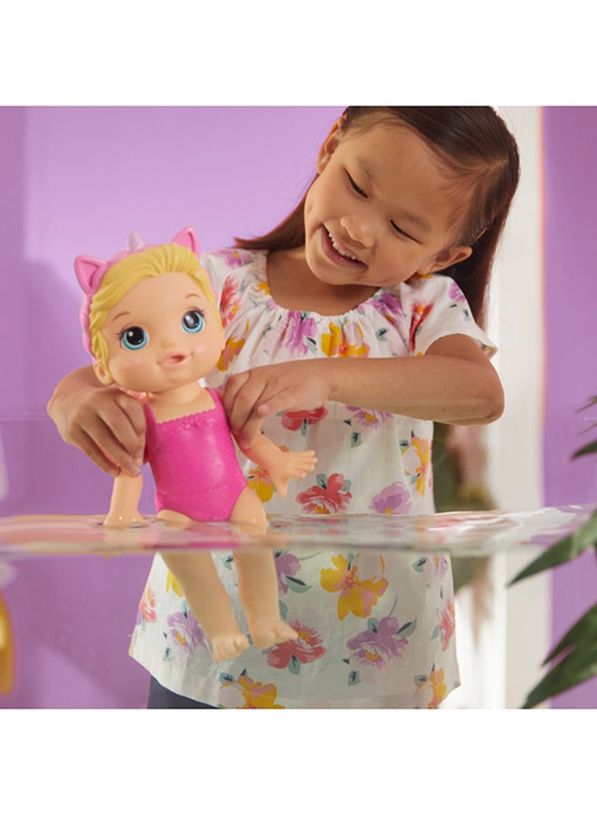 Baby Alive - Glam Spa Baby Doll, Unicorn, Colour Reveal Mani-Pedi and Makeup, 12.8-Inch - Image 1