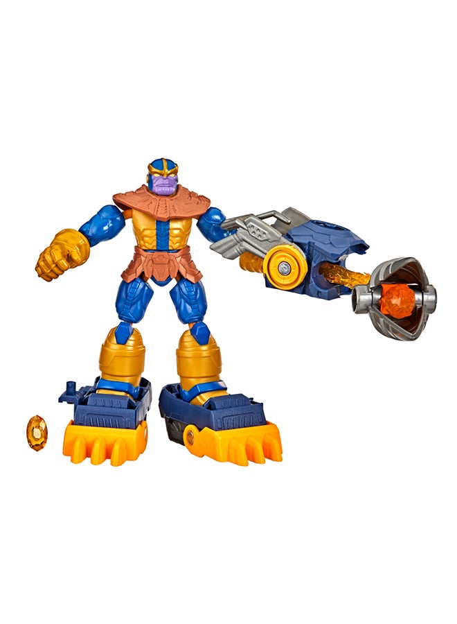MARVEL - Bend and Flex Missions Thanos Fire Mission Figure, 6-Inch-Scale Bendable Toy with 2-in-1 Accessory for Kids Ages 4 and Up - Image 1