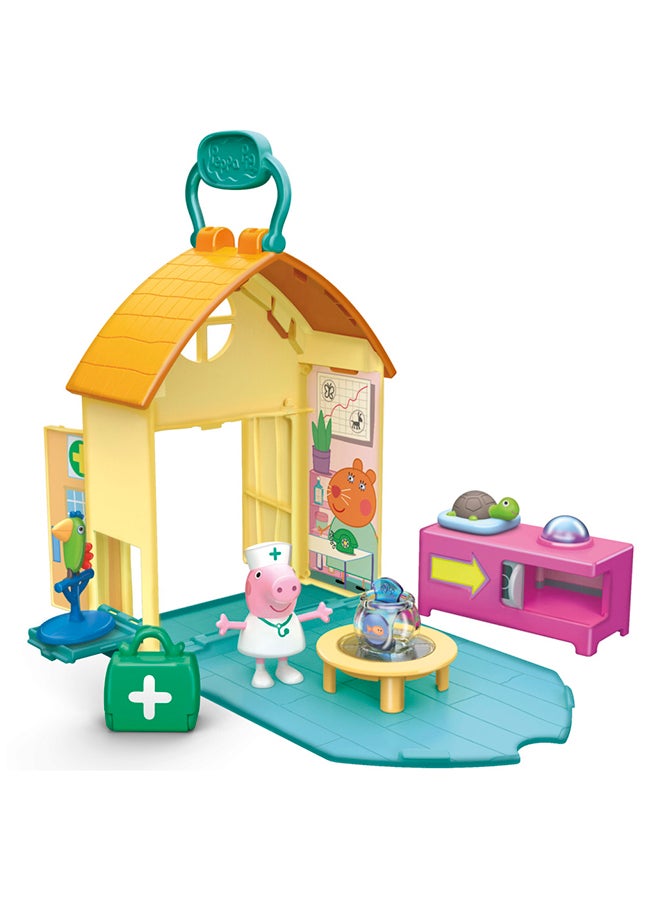 Peppa Pig Peppa  Peppa’s Adventures Peppa Visits the Vet Fun Playset Preschool Toy, Includes 1 Figure and 3 Accessories, Ages 3 and Up  - Image 3