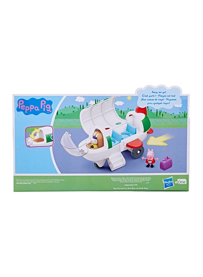 Peppa Pig - Peppa  Peppa’s Adventures Air Peppa Airplane Vehicle Preschool Toy with Rolling Wheels, 1 Figure, 1 Accessory; for Ages 3 and Up - Image 1