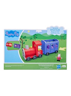 Peppa Pig Peppa  Peppa’s Adventures Miss Rabbit’s Train 2-Part Detachable Vehicle Preschool Toy: 2 Figures, Rolling Wheels, for Ages 3 and Up  - Image 2