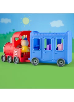 Peppa Pig Peppa  Peppa’s Adventures Miss Rabbit’s Train 2-Part Detachable Vehicle Preschool Toy: 2 Figures, Rolling Wheels, for Ages 3 and Up  - Image 5
