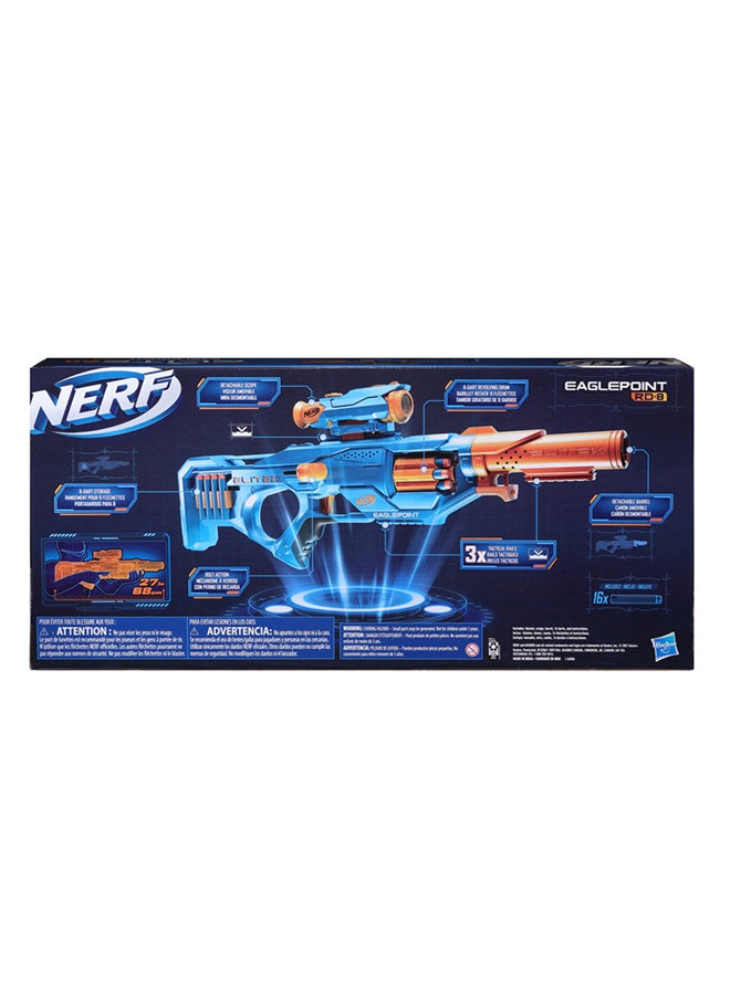 NERF - Nerf Elite 2.0 Eaglepoint RD-8 Blaster, 8-Dart Drum, Detachable Scope and Barrel, 16 Official Nerf Elite Darts, Bolt Action - Image 1