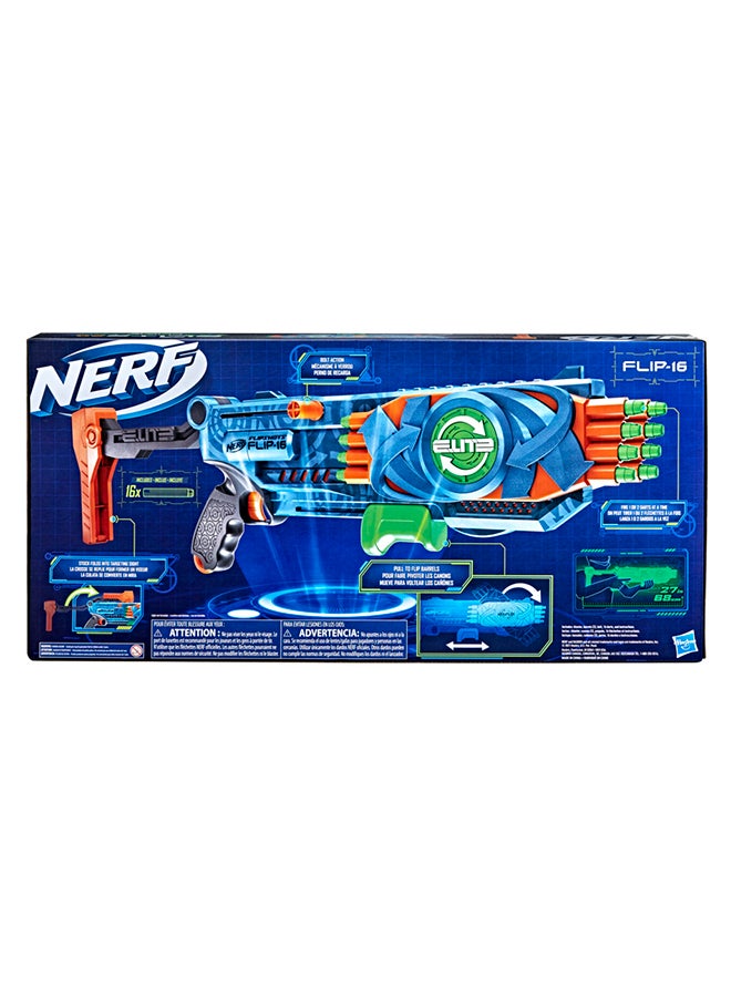 NERF Nerf Elite 2.0 Flipshots Flip-16 Blaster with 16 Dart Barrels, 16 Nerf Elite Darts  - Image 2