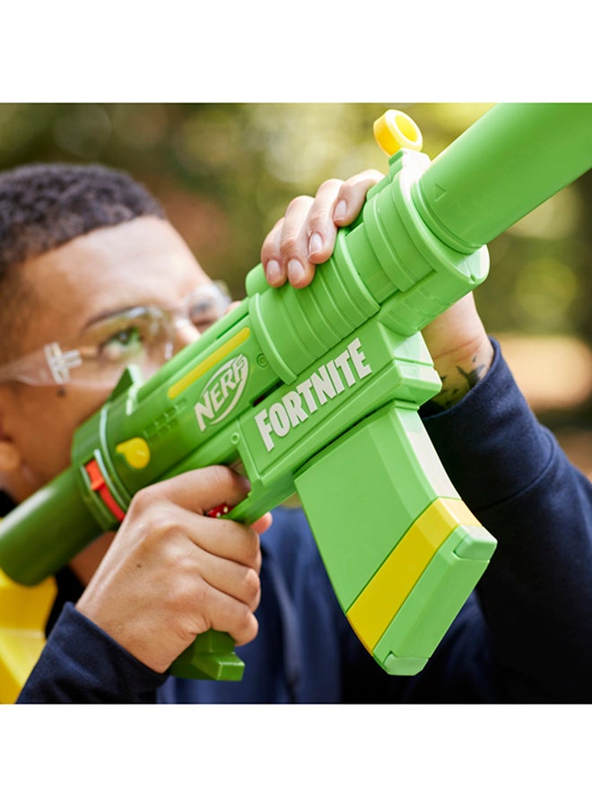 NERF - Fortnite SMG-Zesty Elite Dart Blaster Removable Stock And Barrel Removable 10-Dart Clip - Image 1