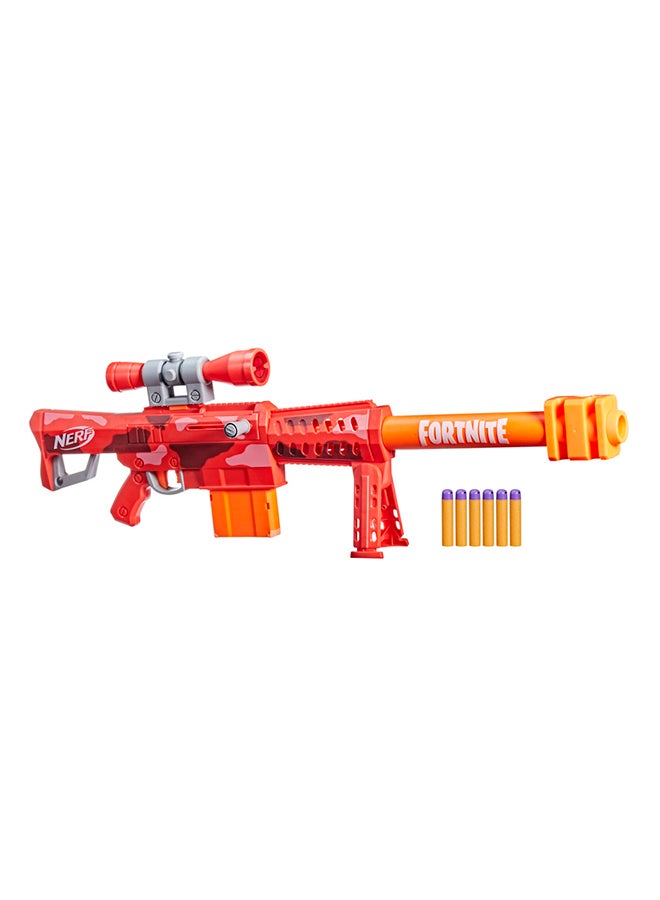 NERF - Nerf Fortnite Heavy SR Blaster, Longest Nerf Fortnite Blaster Ever, Removable Scope, Bolt Action, 6 Official Nerf Mega Darts, 6-Dart Clip - Image 1