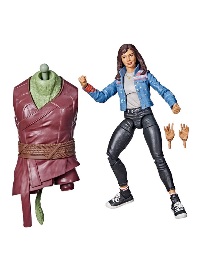 MARVEL - Marvel Legends Series Doctor Strange in the Multiverse of Madness 6-inch Collectible America Chavez Marvel Cinematic Universe Action Figure Toy, 2 Accessories and 1 Build-A-Figure Part - Image 1
