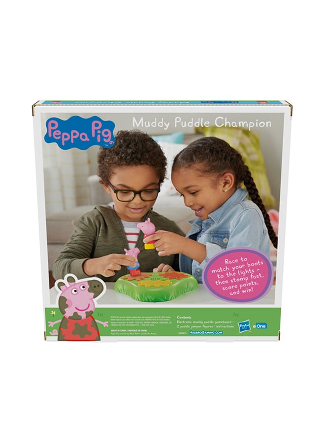 Peppa Pig Muddy Puddle Champion Board Game , 1-2 Players  - Image 1