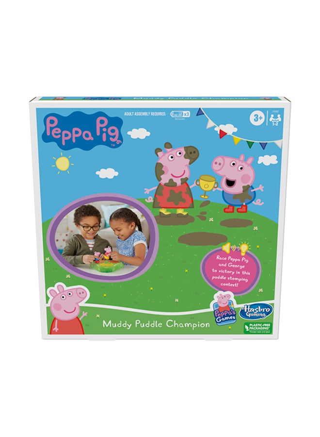 Peppa Pig Muddy Puddle Champion Board Game , 1-2 Players  - Image 2