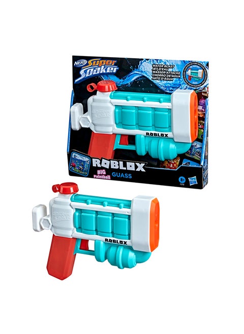 Nerf Super Soaker Roblox BIG Paintball!: Guass Water Blaster, Includes Code to Redeem Exclusive Virtual Item, Trigger Pull Soakage