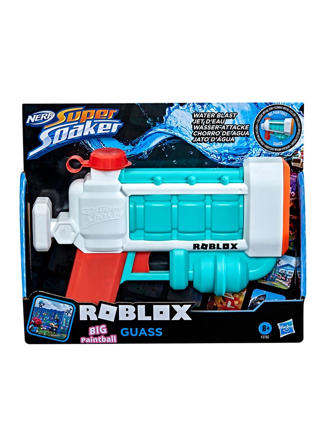 NERF - Nerf Super Soaker Roblox BIG Paintball!: Guass Water Blaster, Includes Code to Redeem Exclusive Virtual Item, Trigger Pull Soakage - Image 1