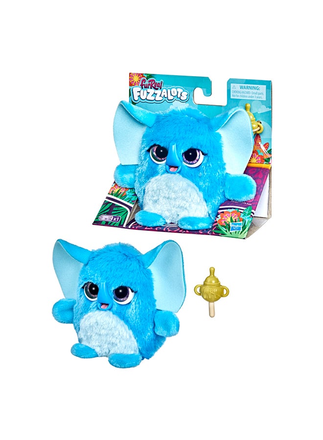 FurReal Friends Fuzzalots Elephant Interactive Animatronic Color-Change Toy, Electronic Pet with 25+ Sounds and Reactions 5inch - Image 1