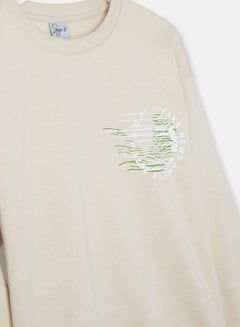 ستايت 8 كنزة فضفاضة منقوشة  - Image 3