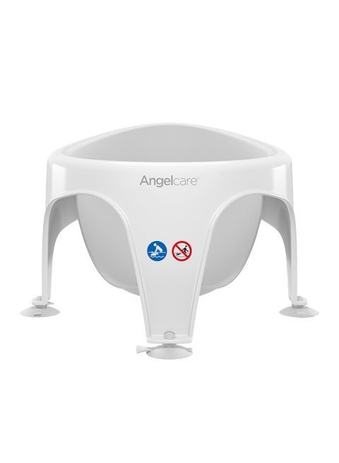 Ergonomic Bath Ring For Large Bath Or Shower, Light Aqua, Pleasantly Soft Seat