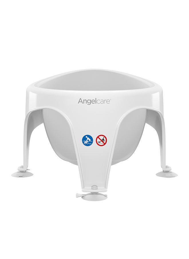 Angelcare Ergonomic Bath Ring For Large Bath Or Shower, Light Aqua, Pleasantly Soft Seat  - Image 1